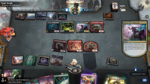 Watch MTG Arena Video Replay - Domri, Anarch of Bolas by saitama VS Satoru, the Infiltrator by Oogly Boogly - Historic Brawl