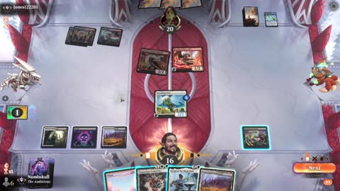 Watch MTG Arena Video Replay - Orzhov Midrange by Numbskull VS Izzet Aggro by Jones122281 - Traditional Standard Ranked