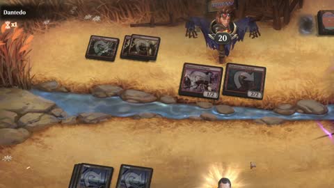 Watch MTG Arena Video Replay - Mono Black Midrange by Yhwach VS Mono Red Aggro by Dantedo - Standard Event