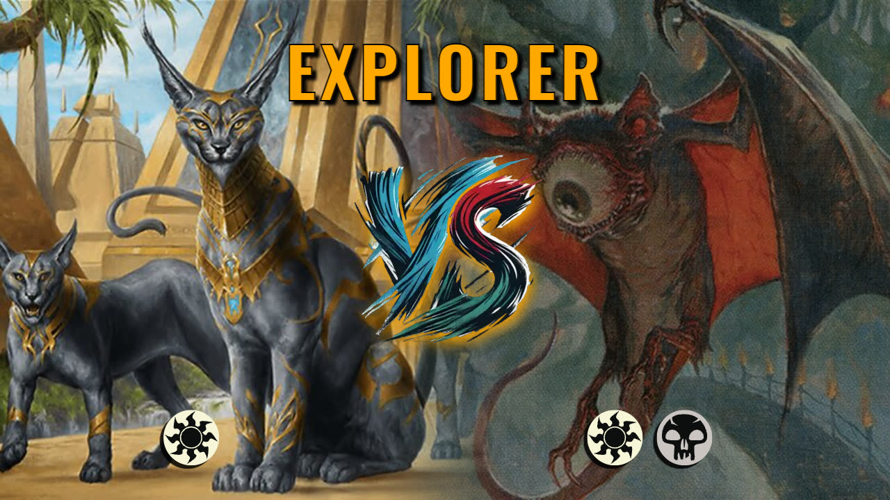 Watch MTG Arena Explorer Video - Mono White Aggro by Khat VS Orzhov Midrange by Camilo Perez - cbbaec