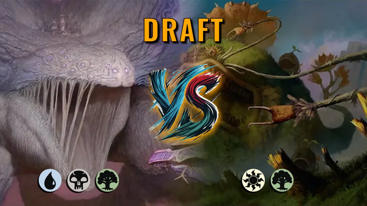Watch MTG Arena Draft Video - Sultai Midrange by DamienF16 VS Selesnya Aggro by BenInBrackets - ad1f0c