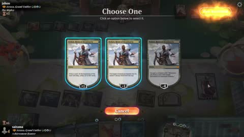 Watch MTG Arena Video Replay - Atraxa, Grand Unifier by saitama VS Atraxa, Grand Unifier by jahoo - Historic Brawl