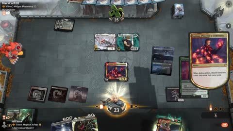 Watch MTG Arena Video Replay - Terra, Magical Adept by saitama VS Cloud, Midgar Mercenary by BlackCatXIII - Historic Brawl