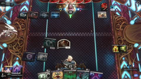Watch MTG Arena Video Replay - Mono Black Midrange by Numbskull VS Grixis Midrange by esawace - Traditional Standard Ranked