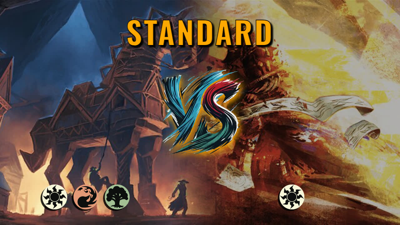Watch MTG Arena Standard Video - Naya Midrange by HamHocks42 VS Mono White Midrange by gtr Tnecniv - 1f357d