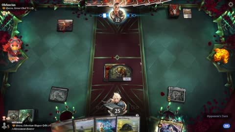 Watch MTG Arena Video Replay - Breya, Etherium Shaper by saitama VS Rocco, Street Chef by Obfuscius - Historic Brawl