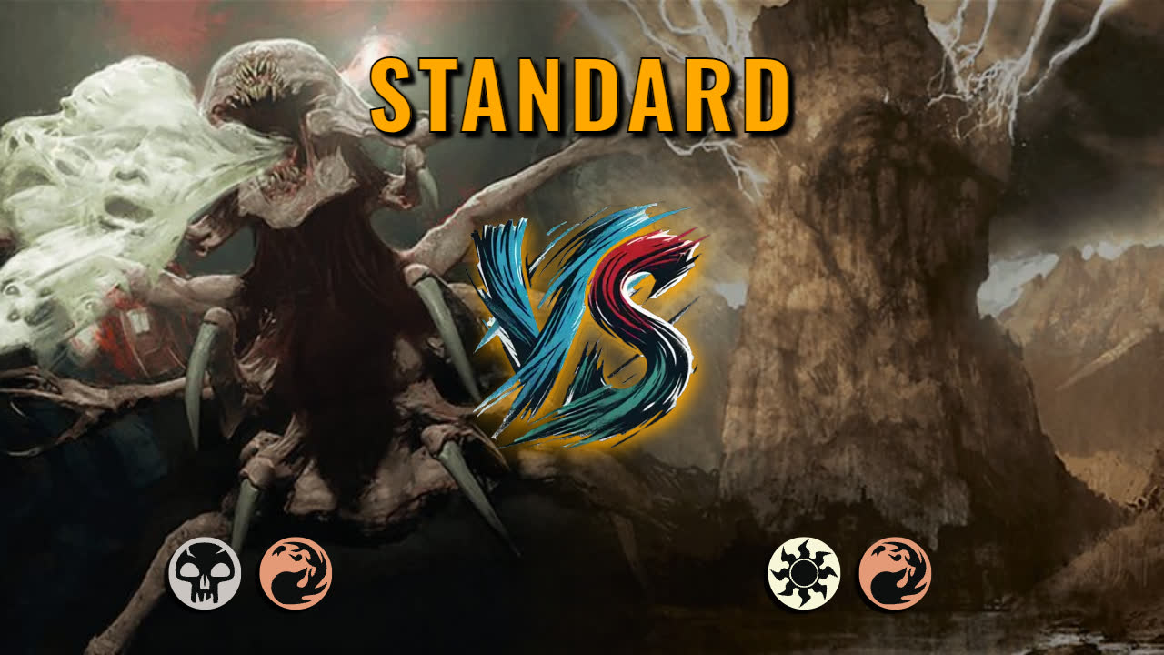 Watch MTG Arena Standard Video - Rakdos Midrange by Numbskull VS Boros Aggro by Machiro_Mitsumine - 2b133b