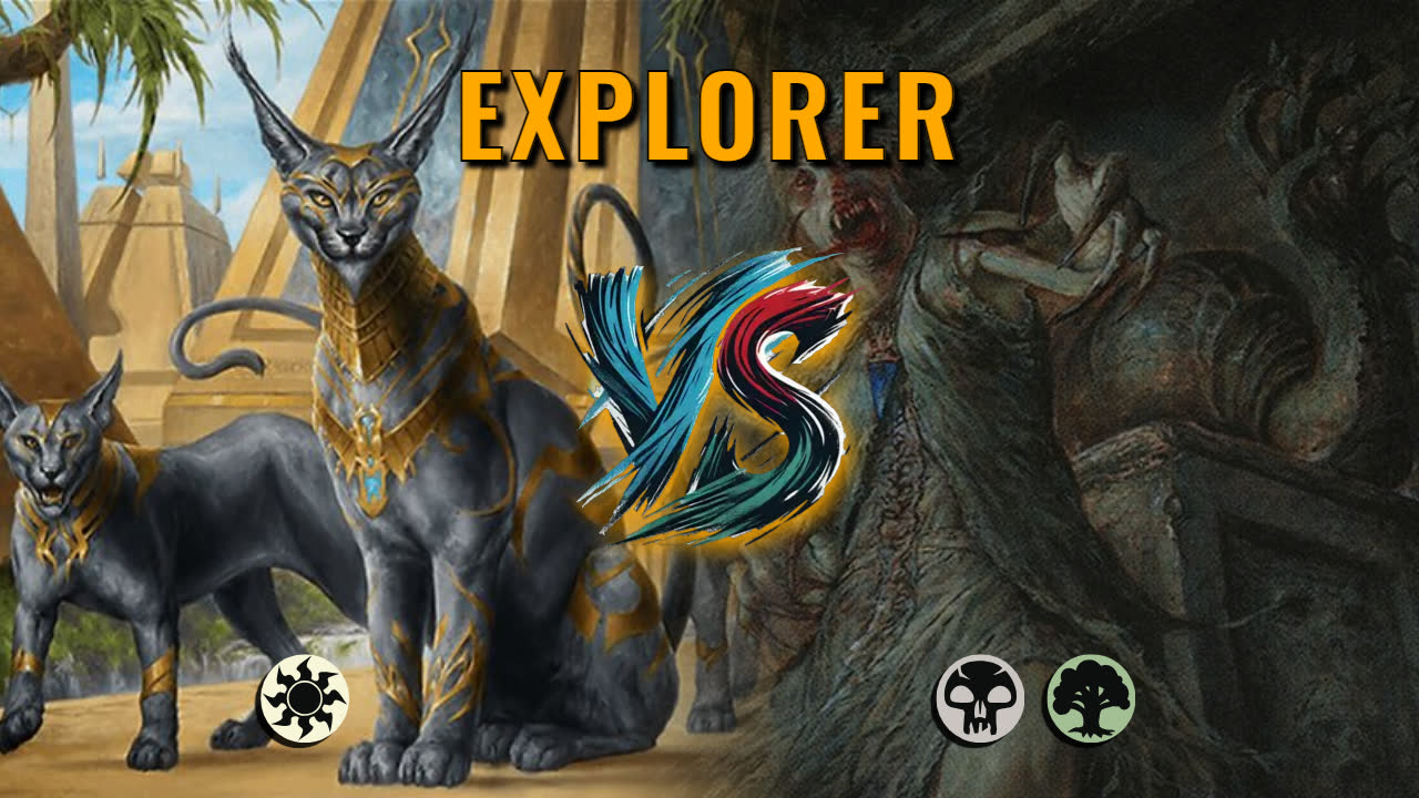 Watch MTG Arena Explorer Video - Mono White Aggro by Khat VS Golgari Midrange by Will - a5b723