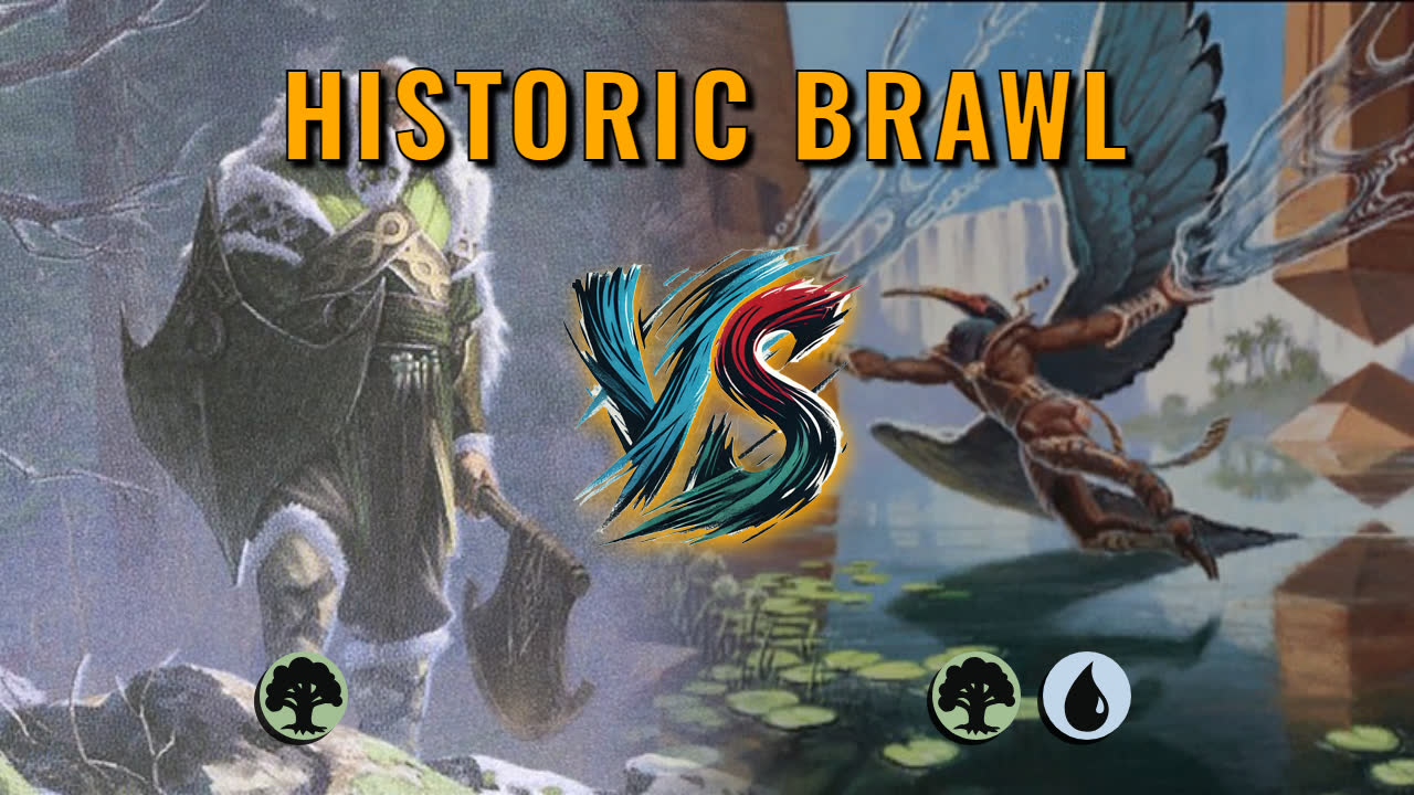 Watch MTG Arena Historic Brawl Video - Fynn, the Fangbearer by saitama VS A Nadu, Winged Wisdom by Chimerekt - 154541