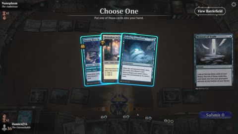 Watch MTG Arena Video Replay - Azorius Midrange by DamienF16 VS Jeskai Aggro by Nanoplasm - Standard Tournament Match