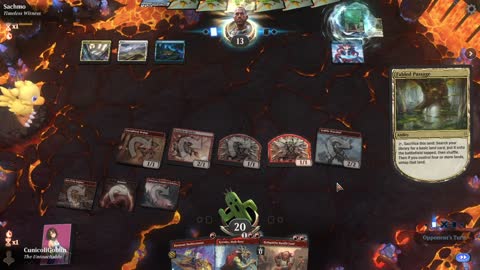 Watch MTG Arena Video Replay - Rakdos Aggro by CunicoliGoblin VS WURG Midrange by Sachmo - Traditional Pioneer Play