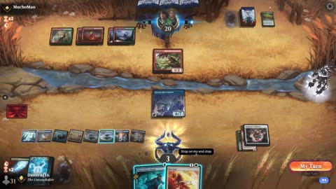 Watch MTG Arena Video Replay - Azorius Control by DamienF16 VS Gruul Aggro by MuchoMan - Traditional Standard Ranked
