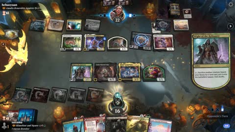 Watch MTG Arena Video Replay - Slimefoot and Squee by saitama VS Amalia Benavides Aguirre by hehaoyuan - Historic Brawl