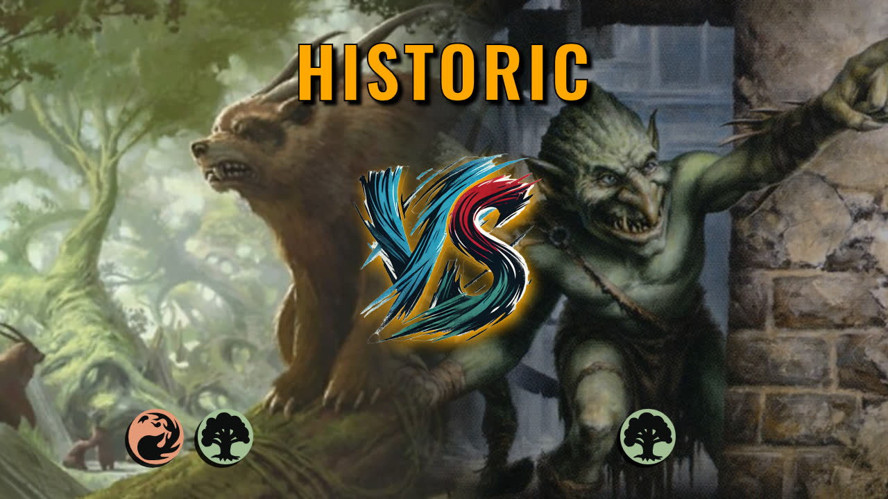 Watch MTG Arena Historic Video - Gruul Aggro by CunicoliGoblin VS Mono Green Aggro by DementedDragons - 72c8f3