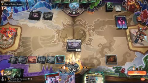Watch MTG Arena Video Replay - Narset, Jeskai Waymaster by saitama VS Liliana of the Dark Realms by Lily - Historic Brawl