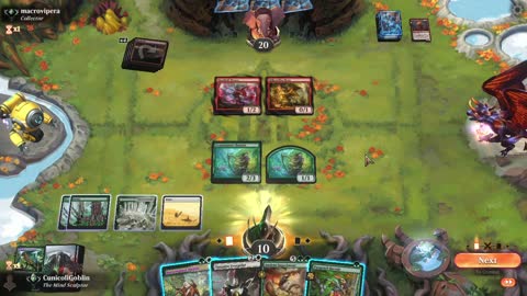 Watch MTG Arena Video Replay - Selesnya Aggro by CunicoliGoblin VS Mono Red Aggro by macrovipera - Alchemy Ranked