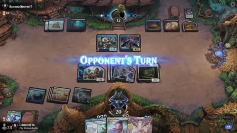 Watch MTG Arena Video Replay - Azorius Midrange by DamienF16 VS Dimir Midrange by BananaQueen47 - Premier Draft
