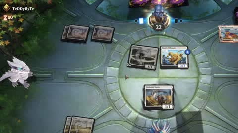 Watch MTG Arena Video Replay - Mono White Aggro by Khat VS Mono White Aggro by TeDDyByTe - Explorer Ranked