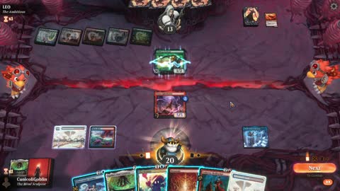Watch MTG Arena Video Replay - Izzet Midrange by CunicoliGoblin VS Temur Midrange by LEO - Standard Play
