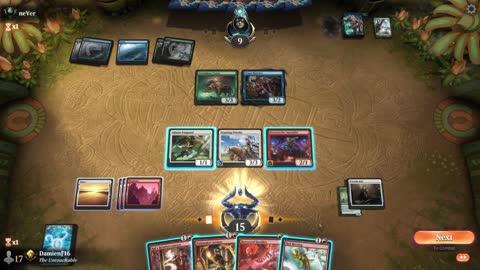Watch MTG Arena Video Replay - Boros Aggro by DamienF16 VS Simic Aggro by neVer - Premier Draft