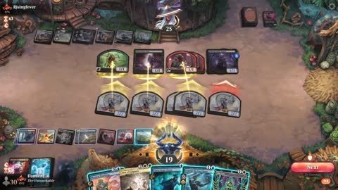Watch MTG Arena Video Replay - Jeskai Control by DamienF16 VS Orzhov Aggro by Risingfever - Traditional Standard Ranked