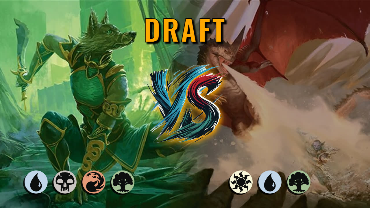 Watch MTG Arena Draft Video - UBRG Midrange by saitama VS Bant Midrange by bnerbasher69 - ead778