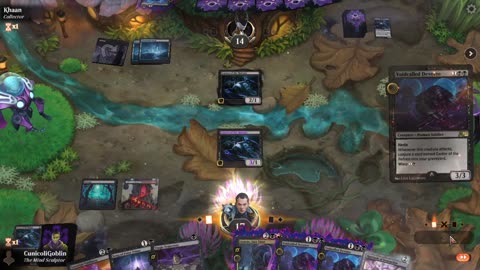 Watch MTG Arena Video Replay - Mono Black Aggro by CunicoliGoblin VS Dimir Aggro by Khaan - Alchemy Play