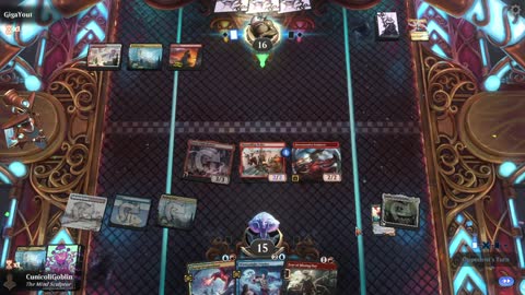 Watch MTG Arena Video Replay - Izzet Midrange by CunicoliGoblin VS Boros Aggro by GigaYout - Standard Event
