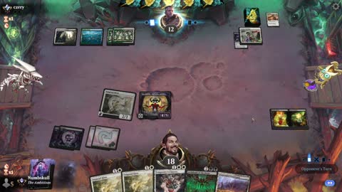 Watch MTG Arena Video Replay - Orzhov Midrange by Numbskull VS WUBG Control by czery - Traditional Standard Ranked