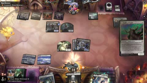 Watch MTG Arena Video Replay - Cloud, Midgar Mercenary by saitama VS Yawgmoth, Thran Physician by Harthrowe - Historic Brawl