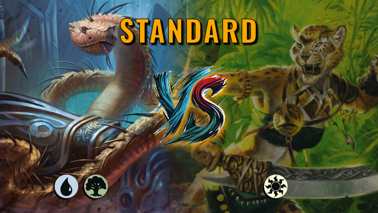 Watch MTG Arena Standard Video - Simic Midrange by utku VS Mono White Aggro by www.com.au - 6902b8