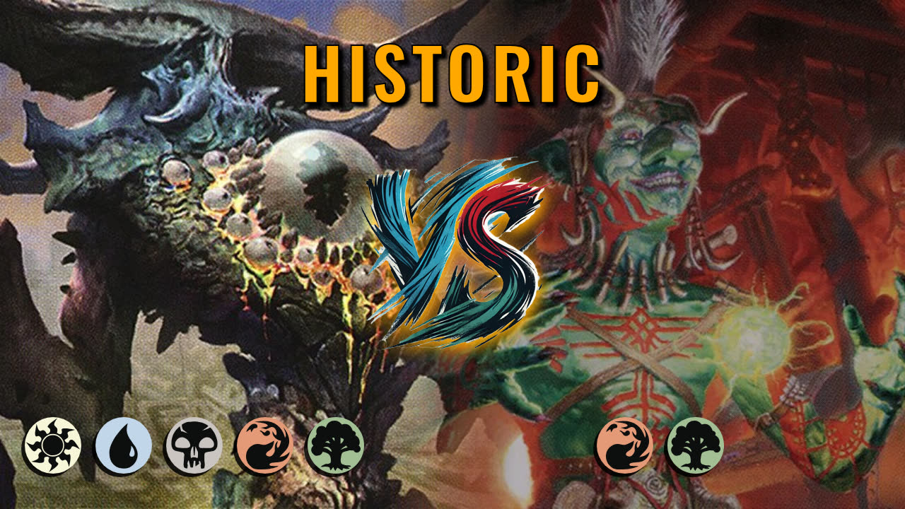 Watch MTG Arena Historic Video - 5 Color Midrange by CunicoliGoblin VS Gruul Midrange by mccamus - 78b627