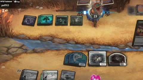Watch MTG Arena Video Replay - Mono White Midrange by GBThundaII VS Golgari Midrange by pol913 - Standard Play