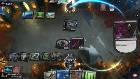 Watch MTG Arena Video Replay - Sultai Midrange by DamienF16 VS Sultai Midrange by slug360 - Premier Draft