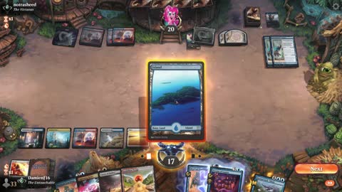 Watch MTG Arena Video Replay - Jeskai Control by DamienF16 VS Izzet Midrange by notrasheed - Traditional Standard Ranked