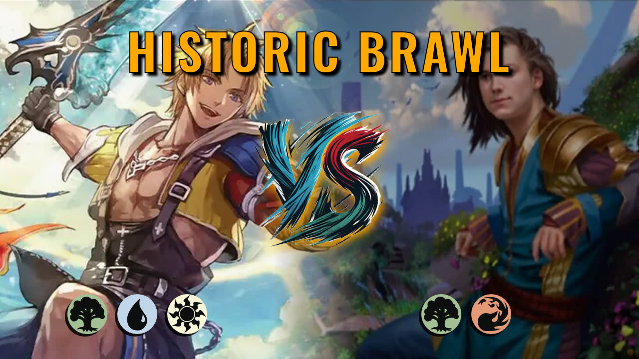 Watch MTG Arena Historic Brawl Video - Tidus, Yuna's Guardian by saitama VS Jarsyl, Dark Age Scion by Oogly Boogly - 8c1e3f