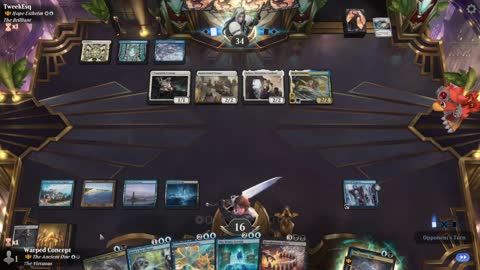 Watch MTG Arena Video Replay - The Ancient One by Warped Concept VS Hope Estheim by TweekEsq - Historic Brawl