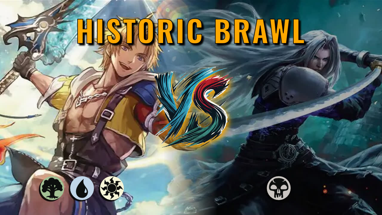 Watch MTG Arena Historic Brawl Video - Tidus, Yuna's Guardian by saitama VS Sephiroth, Fabled SOLDIER by jalbes88 - d92e62