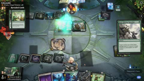 Watch MTG Arena Video Replay - Azusa, Lost but Seeking by saitama VS A-Nadu, Winged Wisdom by Unbeatable - Historic Brawl