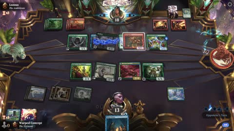 Watch MTG Arena Video Replay - Bant Midrange by Warped Concept VS Gruul Midrange by Lozoso - Premier Draft
