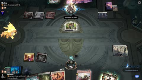 Watch MTG Arena Video Replay - Jetmir, Nexus of Revels by saitama VS Ajani, Nacatl Pariah // Ajani, Nacatl Avenger by Allding - Historic Brawl