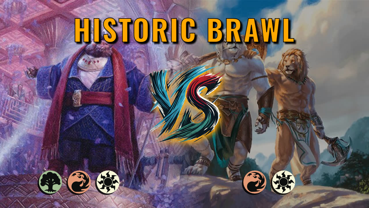 Watch MTG Arena Historic Brawl Video - Jetmir, Nexus of Revels by saitama VS Ajani, Nacatl Pariah // Ajani, Nacatl Avenger by Allding - e322f5