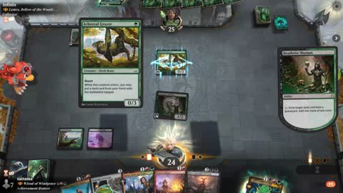 Watch MTG Arena Video Replay - A-Soul of Windgrace by saitama VS Lumra, Bellow of the Woods by Infinix - Historic Brawl