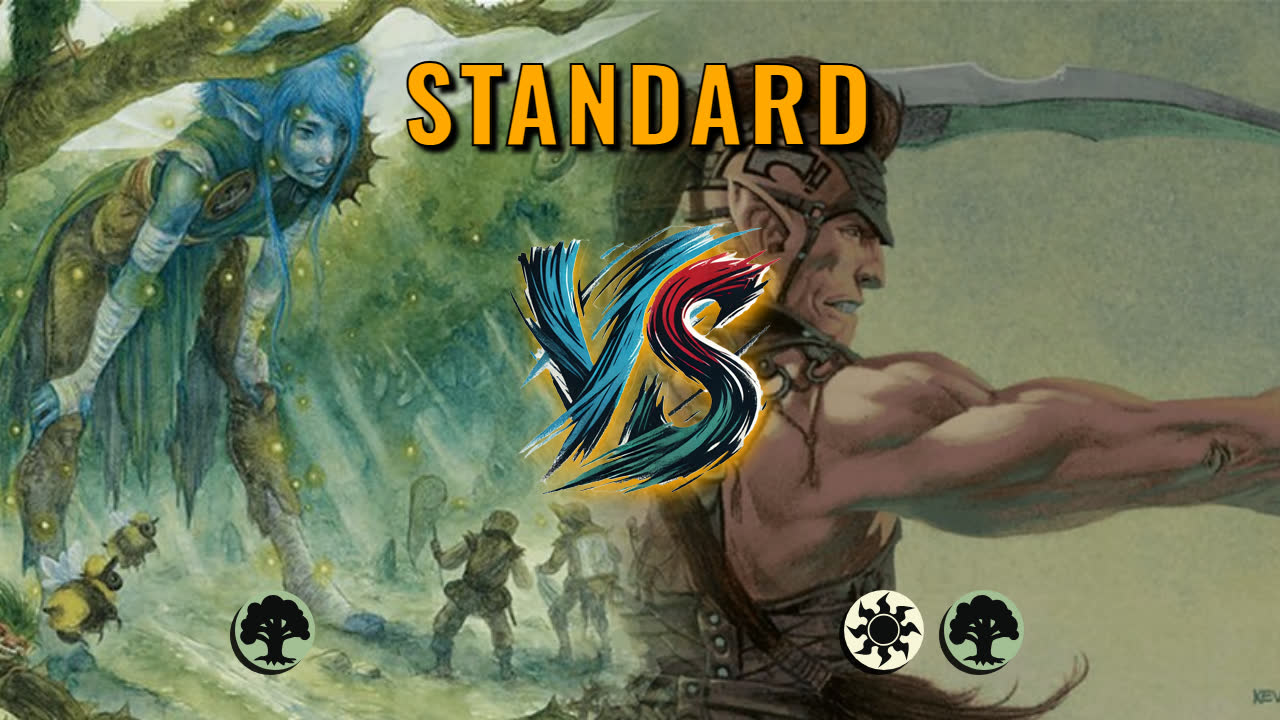 Watch MTG Arena Standard Video - Mono Green Aggro by utku VS Selesnya Aggro by JVTeam13 - f638b7