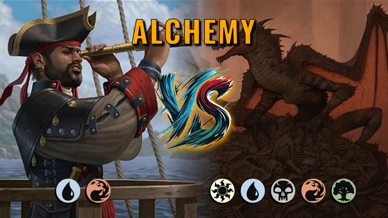 Watch MTG Arena Alchemy Video - Izzet Midrange by CunicoliGoblin VS 5 Color Midrange by Fearlesskahn - b62764