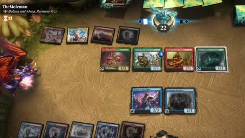 Watch MTG Arena Video Replay - Niv-Mizzet, Visionary by ChaseDerick VS Halana and Alena, Partners by TheMoleman - MWM Brawl Builder