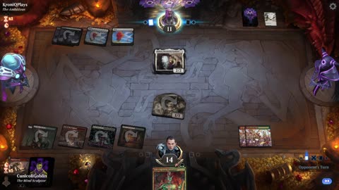 Watch MTG Arena Video Replay - Gruul Aggro by CunicoliGoblin VS Orzhov Midrange by KroniQPlays - Traditional Historic Play