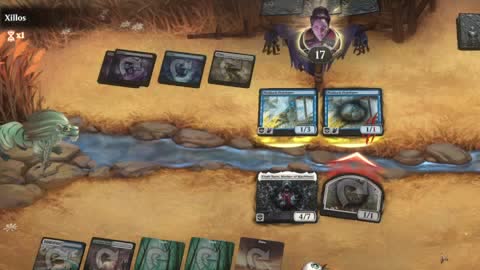 Watch MTG Arena Video Replay - Bant Midrange by HamHocks42 VS Esper Aggro by Xillos - Standard Play