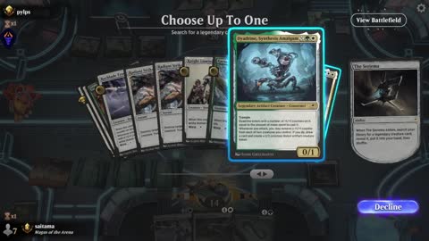 Watch MTG Arena Video Replay - Selesnya Midrange by saitama VS Selesnya Midrange by pylps - Premier Draft