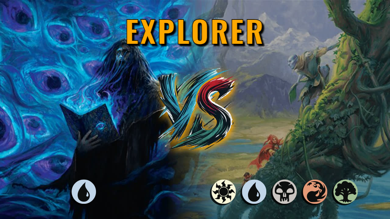 Watch MTG Arena Explorer Video - Mono Blue Control by HamHocksMTG VS 5 Color Midrange by DelmoMTG - 3ba680